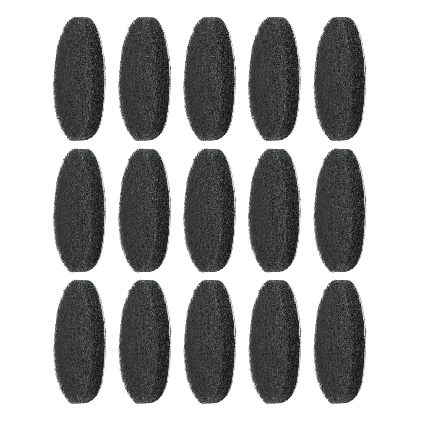 Flocking Cleaning Cloth Scouring Pad Industrial Scouring Pads Nylon Polishing Pad Scrub Pad 100mm 15pcs Bathtubs