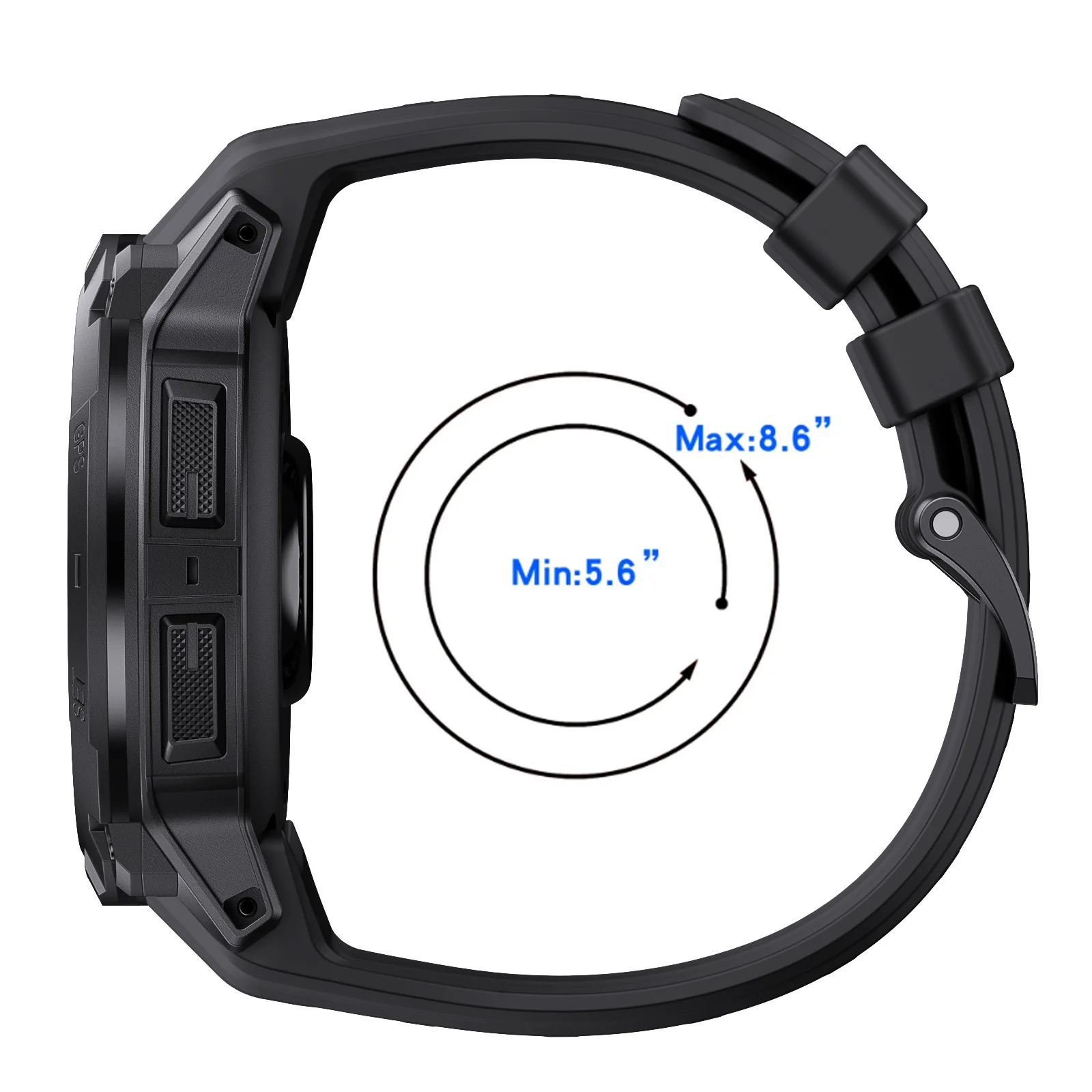Silikonarmband für Garmin Instinct 3 Amoled 50 mm 45 mm Original offizielles Armband für Garmin Instinct 3 Solar 45 mm 50 mm Armband – Detail 5