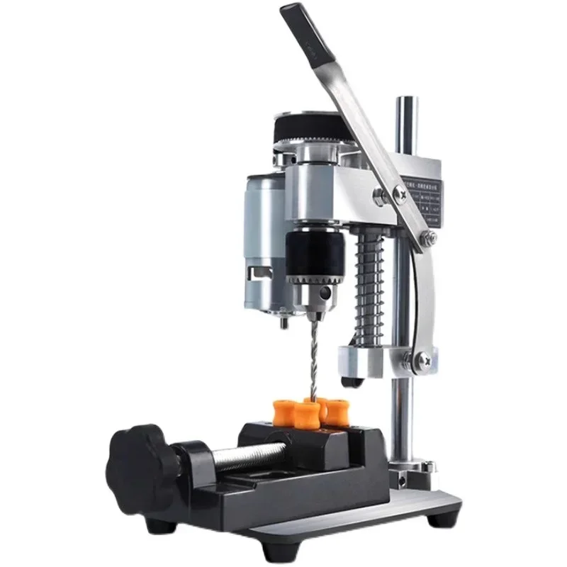 1PC Mini Desktop Table Drill DIY Precision Watch Repair Tool DC Electric Drill Household Drilling Machine Variable Speed