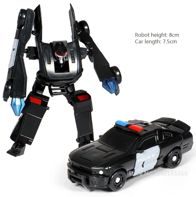 Mini Transformatie Robot Speelgoed Automodellen 2-in-1 Vervormde Auto Speelgoed Robots Kit Actiefiguren Kinderen Educatief Speelgoed Geschenken - afbeelding 1