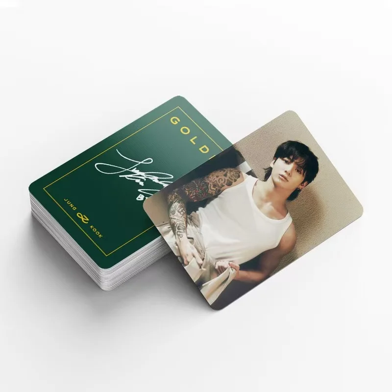 92Pcs/Box Kpop GOLDEN Solo Photocards Lomo Cards Photo Card for Fans Collection image 3