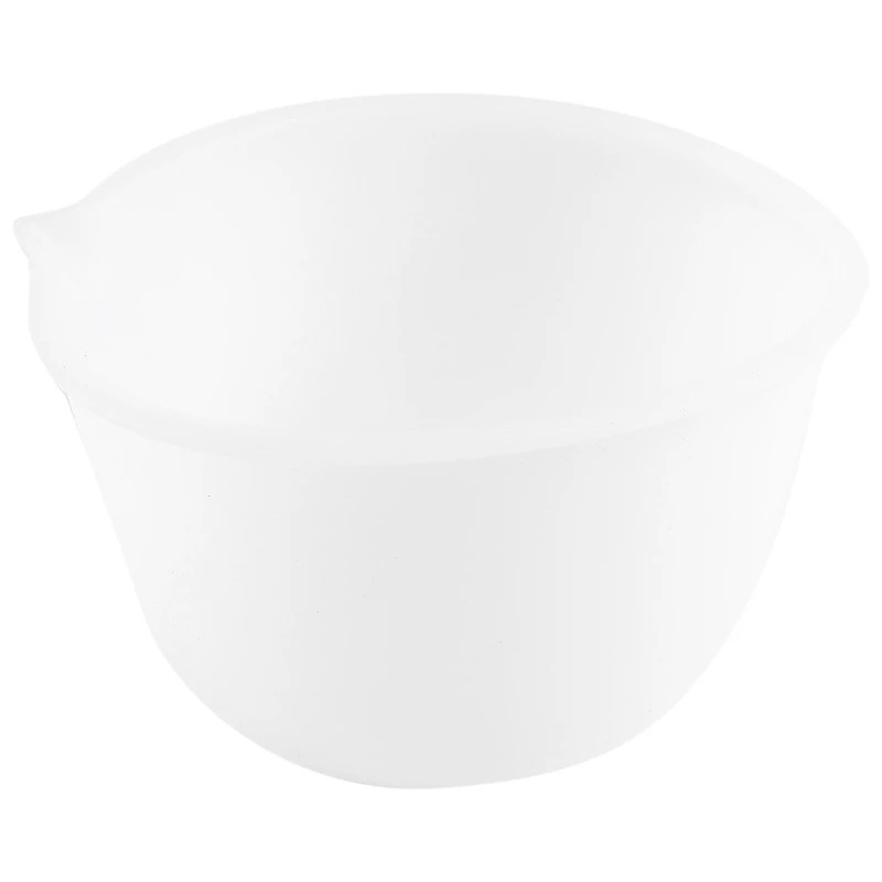 AD23-Набор силиконовых мерных стаканчиков для эпоксидной смолы, чашка для смешивания 600 и 100 мл, силиконовая лопаточка, перчатки из эпоксидной смолы, легко чистится