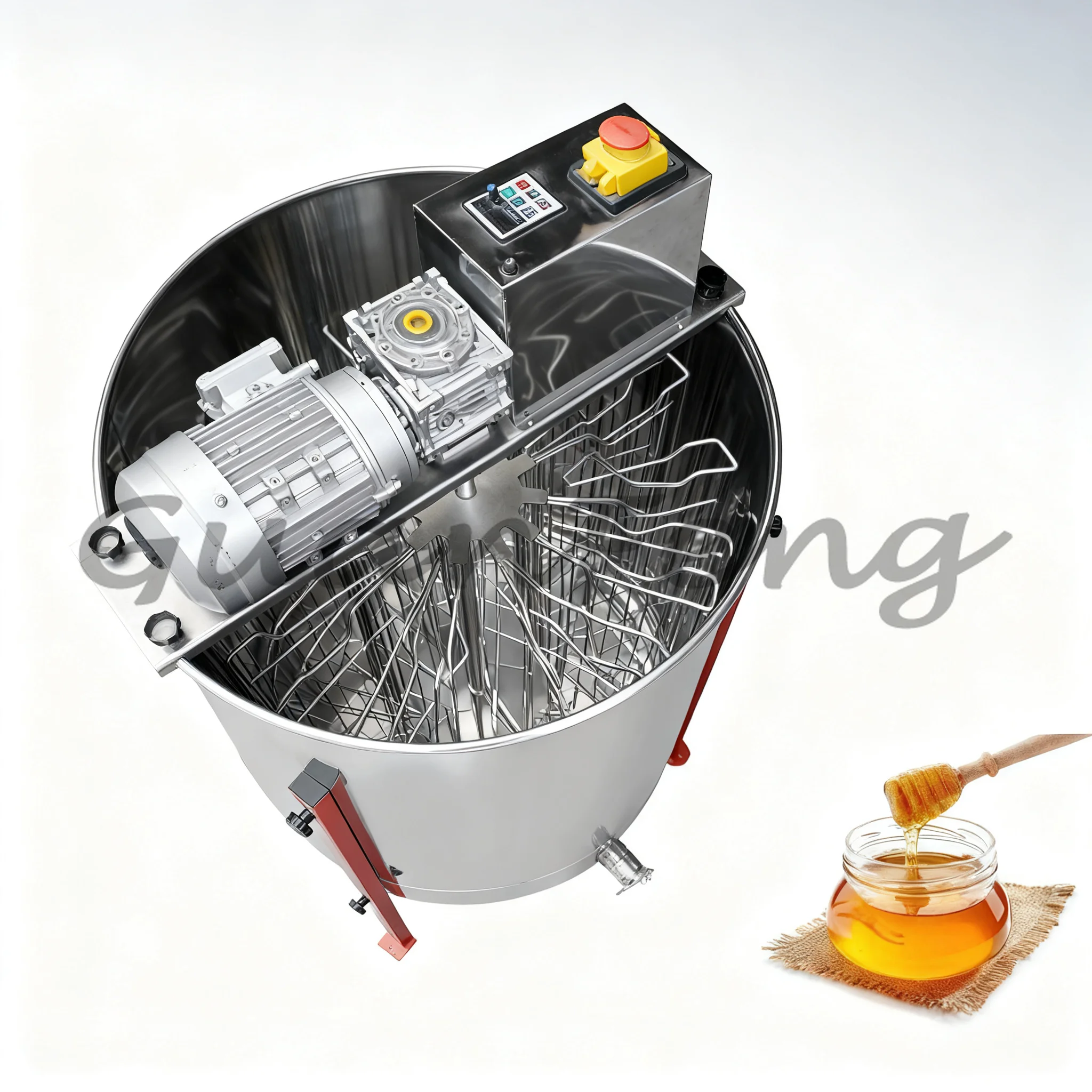 12 24 Frame Electric Honey Extractor, Centrifugal Honey Separator, Beekeeping Processing Equipment