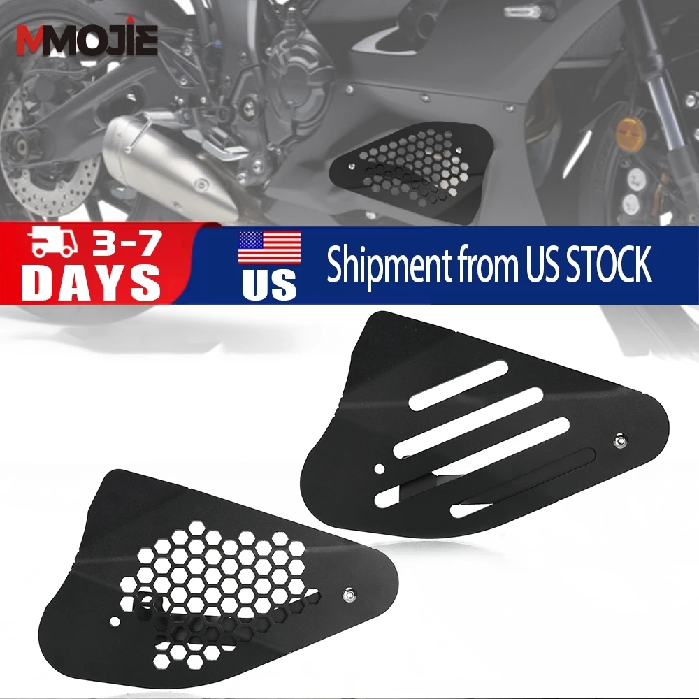 

YZF R7 2025, защита передней выхлопной трубы для YAMAHA YZF-R7 2021-2024, мотоцикл 2022 2023, защитная крышка глушителя, щит