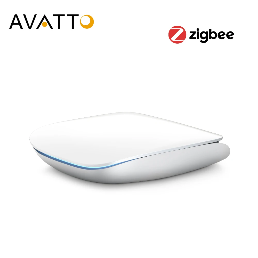 AVATTO 2 in 1 Wireless /Wired Gateway Hub Smart Home Tuya Zigbee & Bluetooth Bridge Smart life App Works with Alexa, Google Home