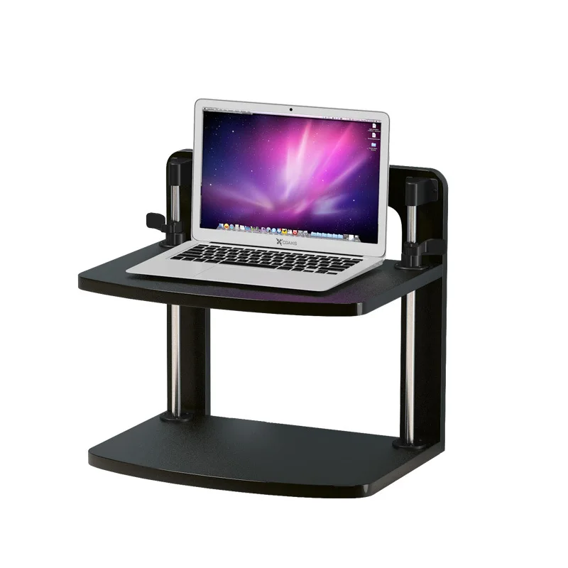 Monitor screen, heightening rack, bracket, office pad, lifting notebook on desktop