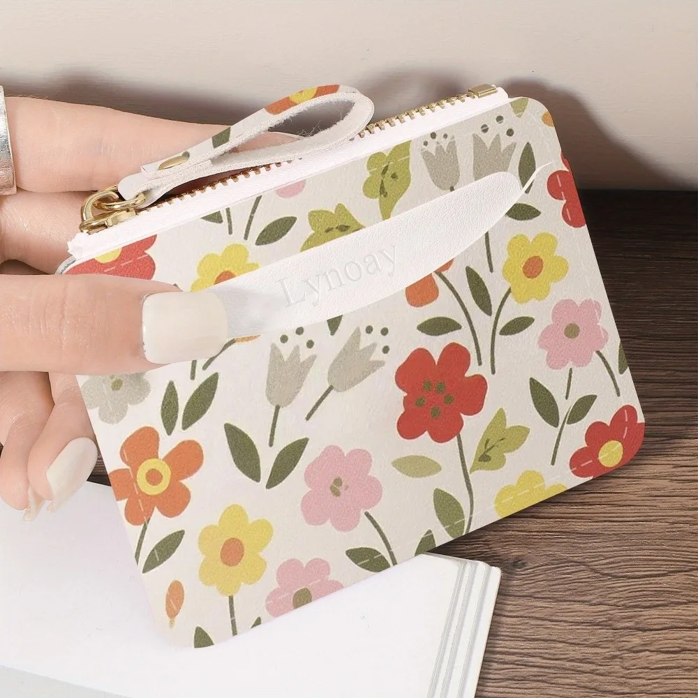 

Маленький держатель для кредитных карт из ПВХ, с несколькими слотами для карт, портативный чехол для карт, милый легкий кошелек на молнии для женщин и девочек