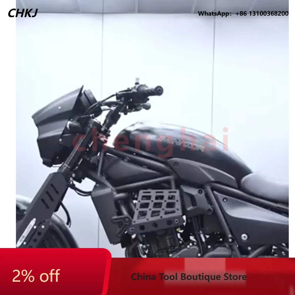 Motorcycle Headlight Bezel Windshield Cockpit Fairing Deflector Trim Cover For Kawasaki Eliminator 500 SE 450 400 ABS 2024 2025