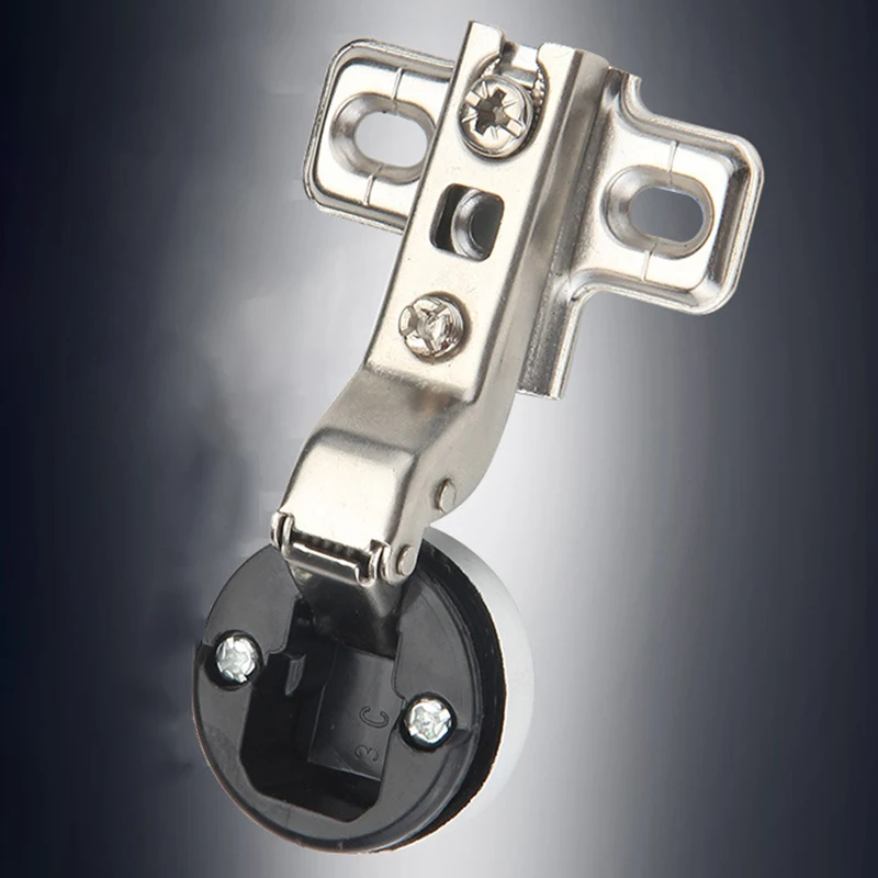2pcs Hinges with Cover for Glass Cabinet Wardrobe Doors Furniture Hardware Designed for Various Glass Thickness