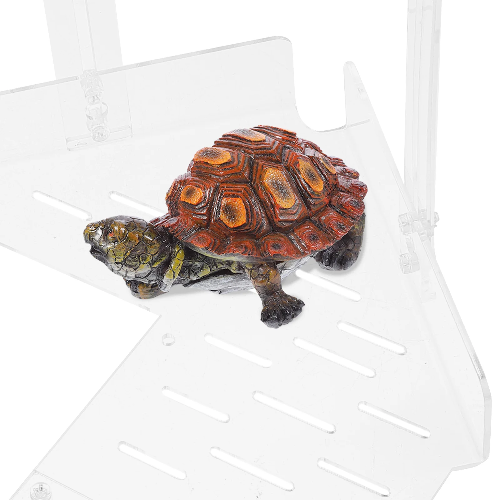 

1 set Acrylic Turtle Basking Platform 1 Set Hanging Turtle Resting Terrace For Aquarium Tank Reptile Climbing Sunbathing
