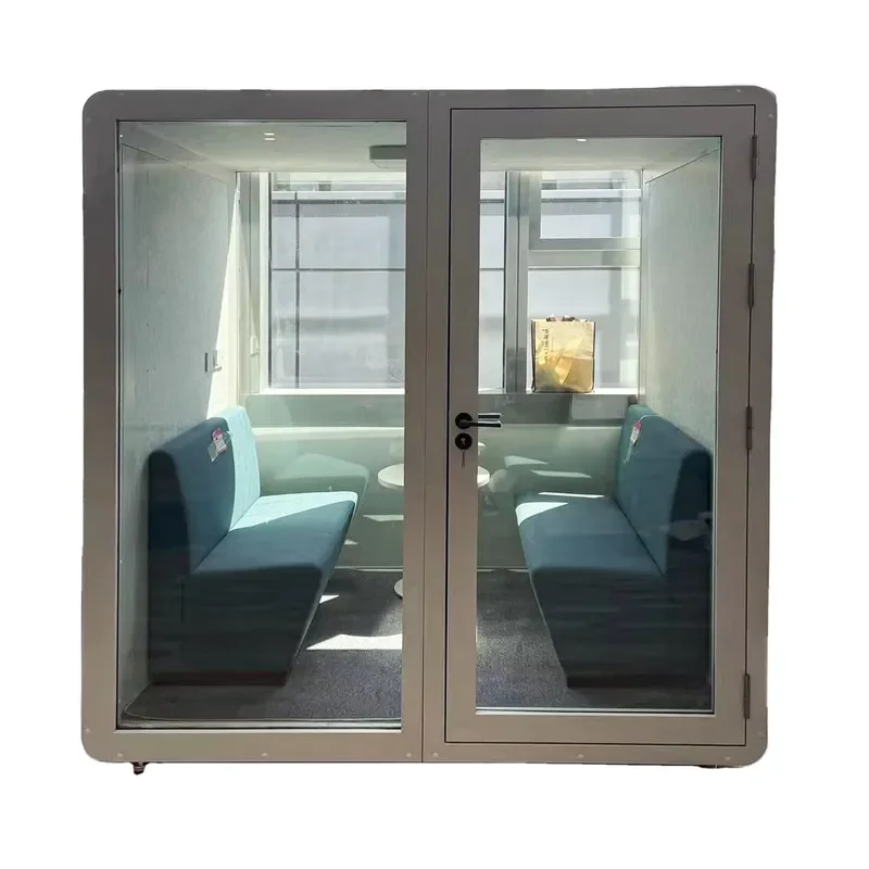 for Manufacturer Custom 4-6 Person Portable Office Cabin Private Singing Room Soundproof Booth