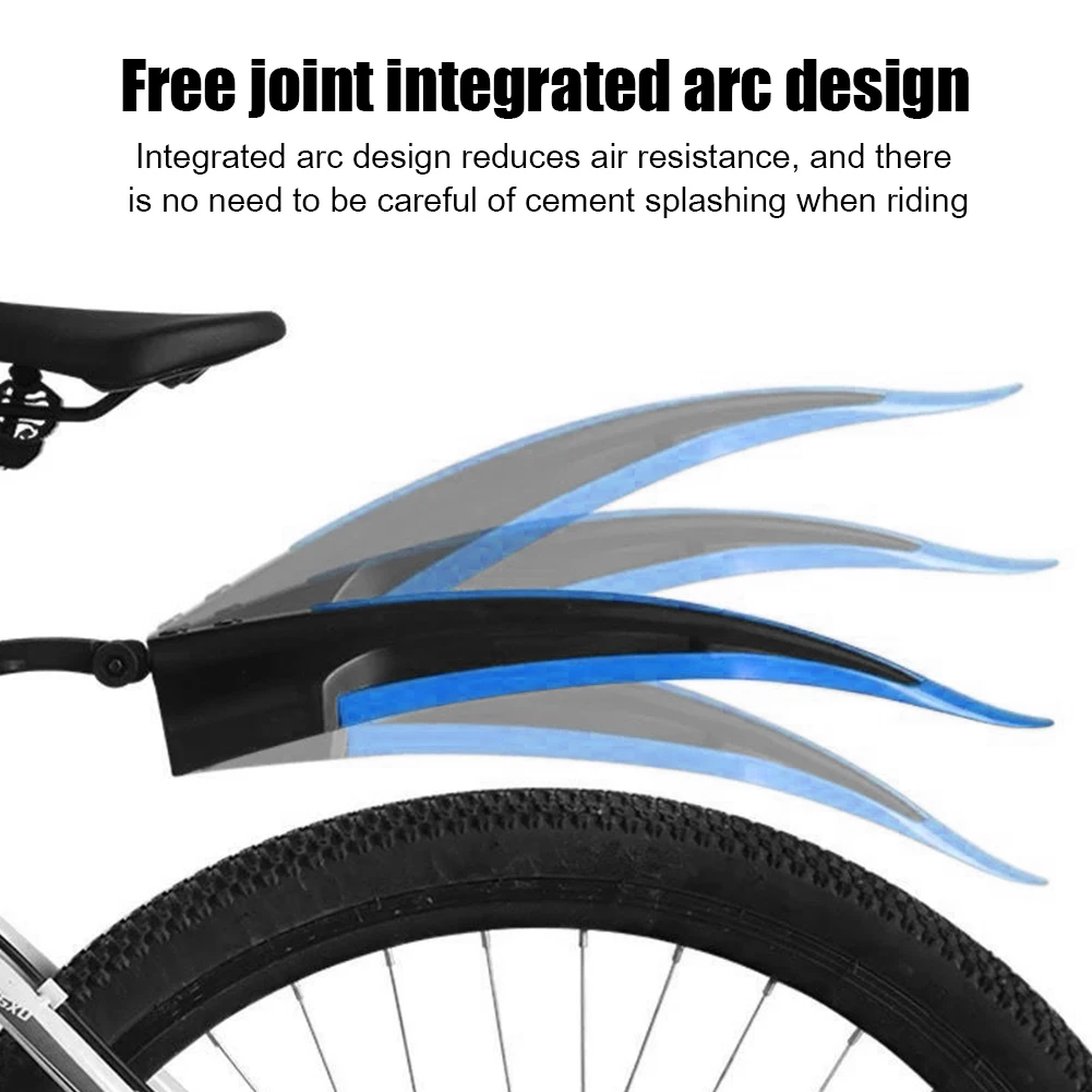 2pcs Mountain Bike Mudguard Wings Cycling Bicycle Fenders for Front Rear Wheel