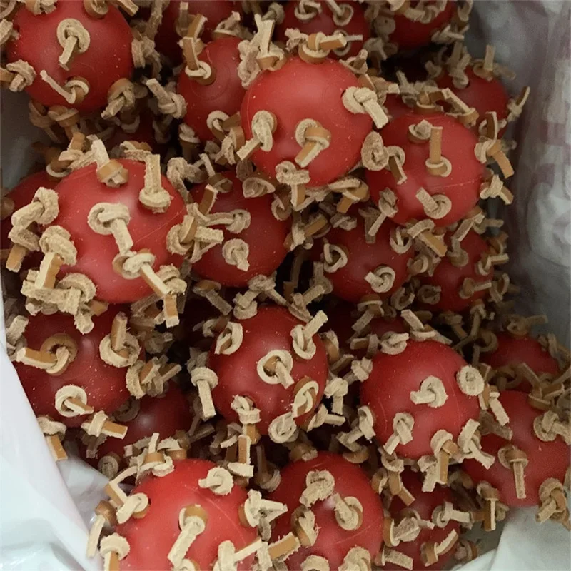 لعبة مضغ كرة الطيور مع عقدة لعبة قدم بقطر 4 سم مناسبة لببغاء أمازون ومستلزمات الحيوانات الأليفة باللون الرمادي الأفريقي #4