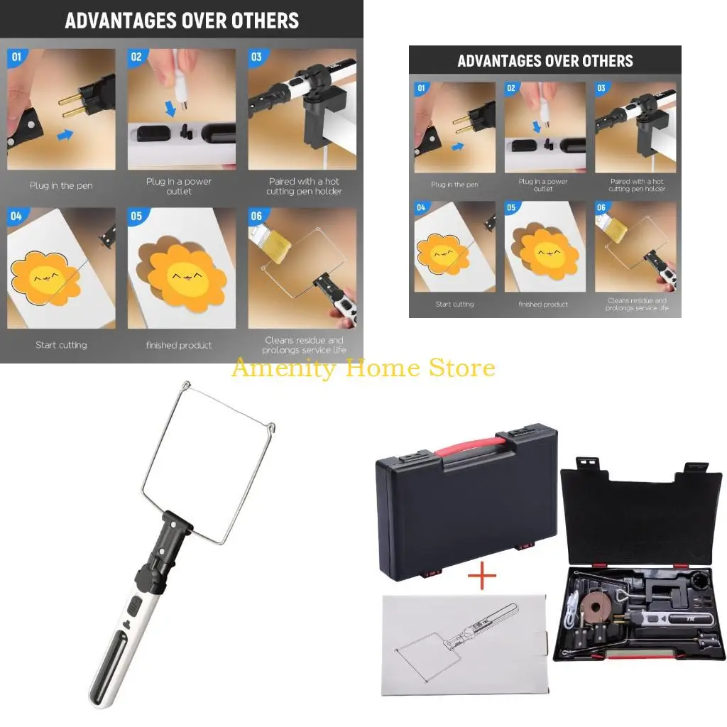 

F26C Профессиональная пена перезаряжается электрическим резаком быстрое отопление 550 ℃ температура