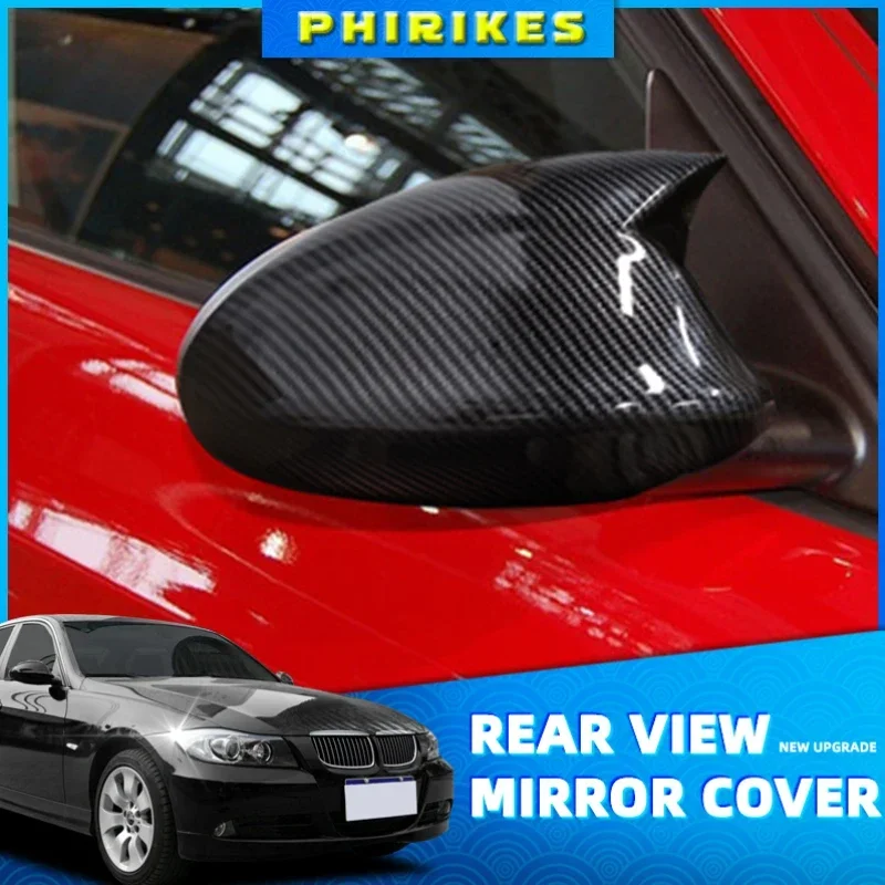 

Side Mirror Covers Cap For BMW E90 E91 E92 E93 E81 E87 E82 E88 3 1 Series M Accessories Carbon Fiber Gloss