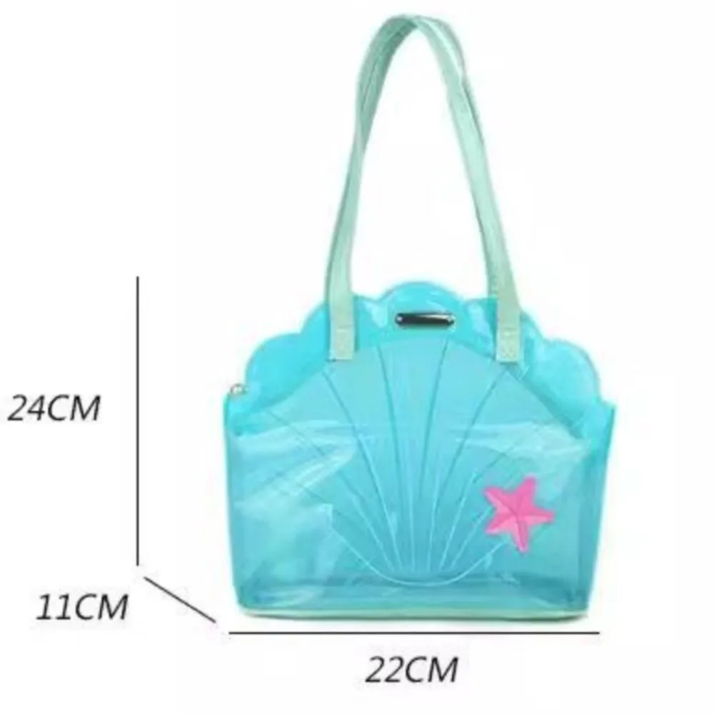 JIAERDI Transparent Blue Shell Bag Purse Women High Street Summer Casual Handbag Female Harajuku Aesthetic Shoulder Bags Chic