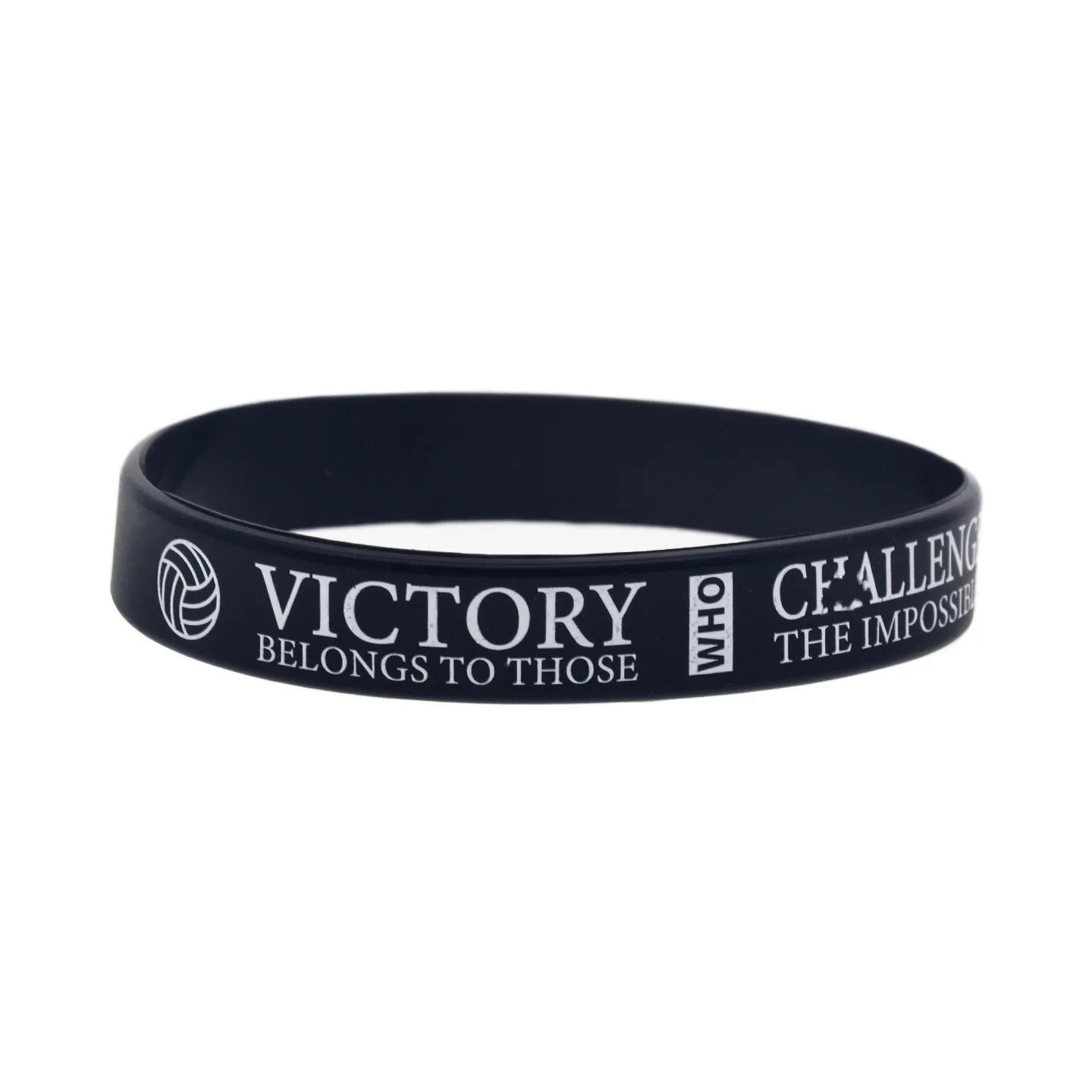 50 Stück Volleyball-Team-Spirit Motivations-Silikonarmbänder für Athleten, Tägliches Tragen, Sportverein-Teamgeschenk, Armband – Detail 5