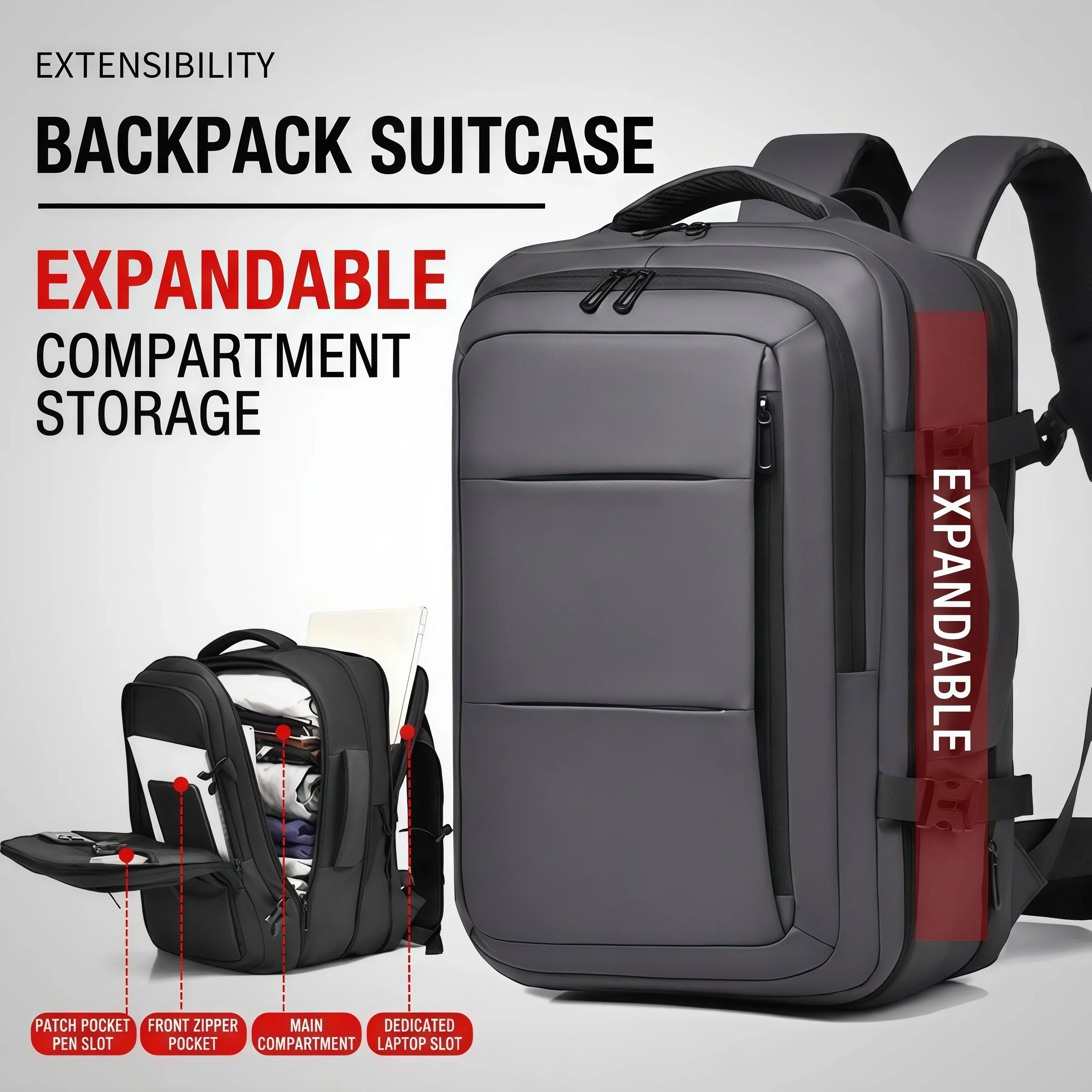 vacuum-expandable-compression-backpack-20l-35l-waterproof-oxford-travel-laptop-bag-men-business-hiking-daypack-156-inch-black