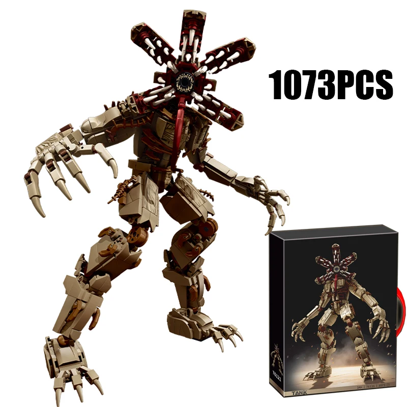

1073PCS Or 858PCS Movie Strange Carnivorous Model Building Blocks Exquisite Collectibles Construction Bricks Toy Gift