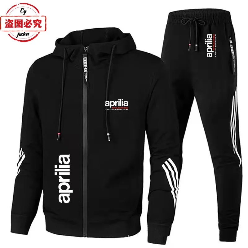 Aprilia motorcycle logo locomotive racing clothes casual sportswear men's spring and autumn suit cycling clothes group clothes