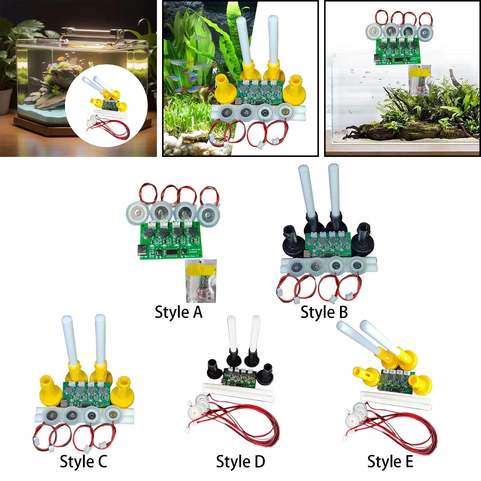 USB加湿器コントロールボード,DIYモジュール,組み立てが簡単,4スプレー