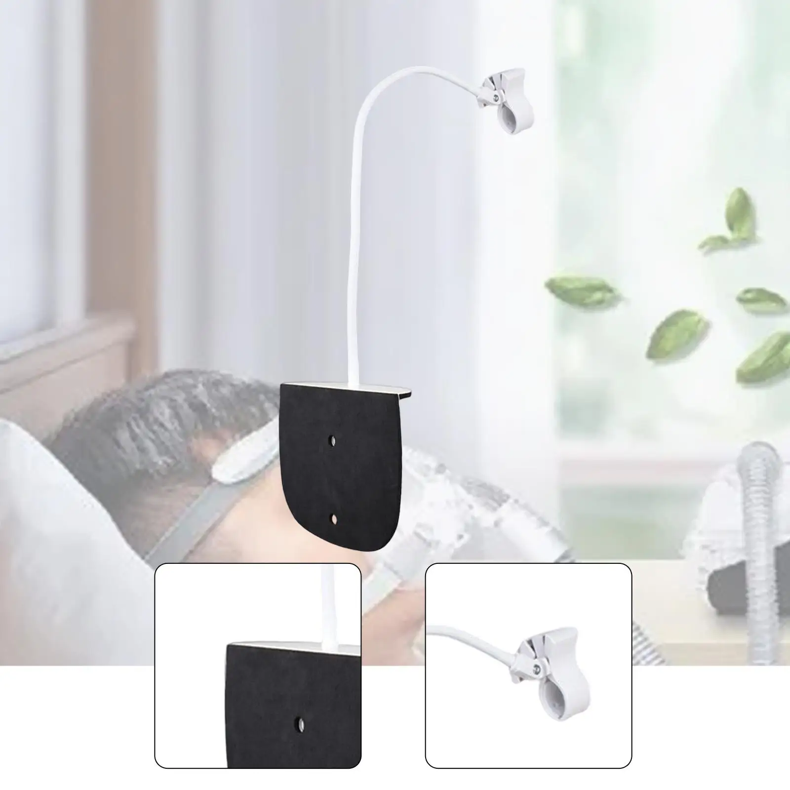 Supporto per tubo Cpap per letto, mantiene le forniture Cpap pulite, pratico gancio per tubo Cpap portatile flessibile e ordinato