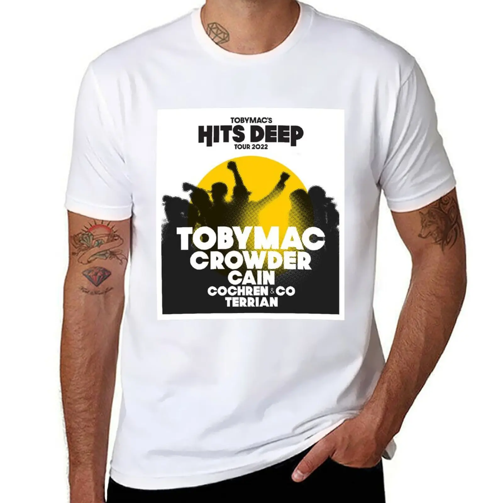 トビーマック ヒッツ ディープ ツアー 2022 Tシャツ tシャツ メンズ 綿100% 高級ブランド グラフィック tシャツ 男性用 Tシャツ