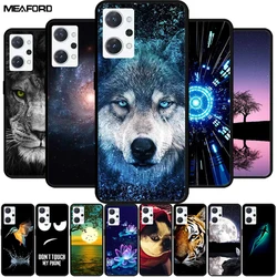 For OPPO Reno9 A Case Reno7A Wolf Lion Soft TPU Silicone Painted Back Cover for OPPO Reno 9 A 9A 7a Reno7A Animals Reno9A Coque