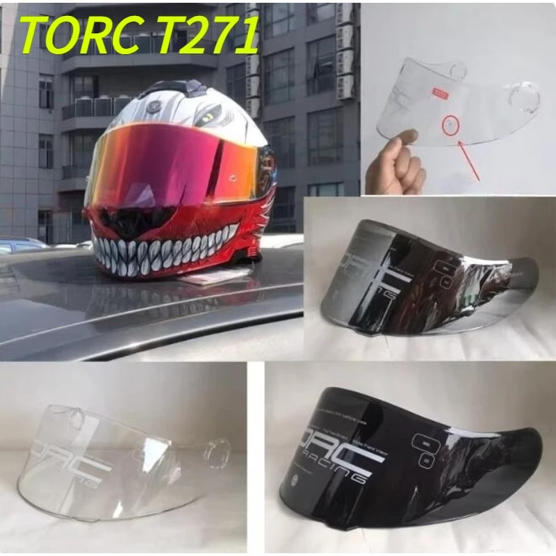

TORC T271 Мотоциклетный шлем Козырек Откидной шлем Линза T271 База козырька Аксессуары