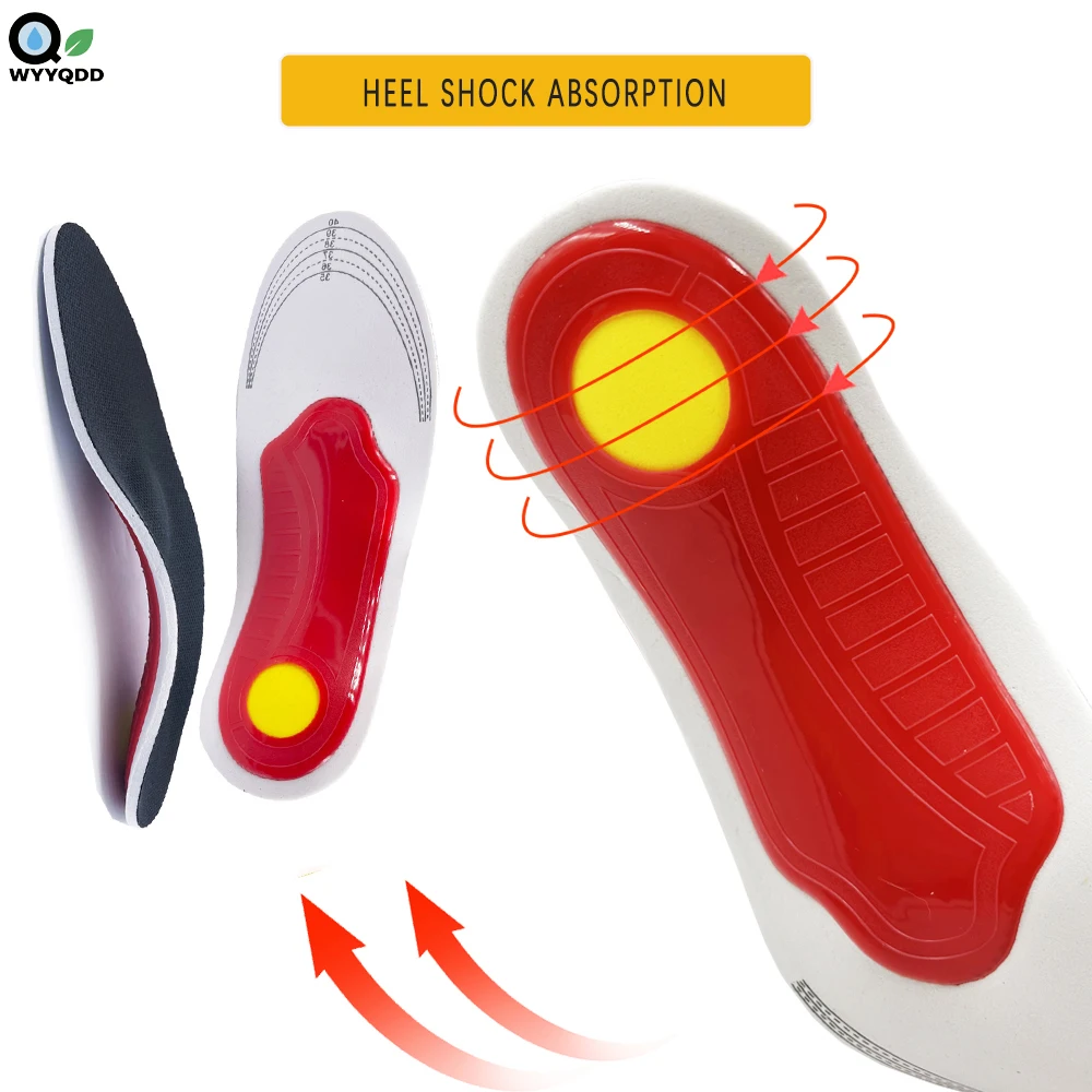 

1 Pair Running Insoles for Men and Women,Shoe Inserts For Arch Support,Plantar Fasciitis,Pronation, Heel,Elastic,Sweat-absorbent