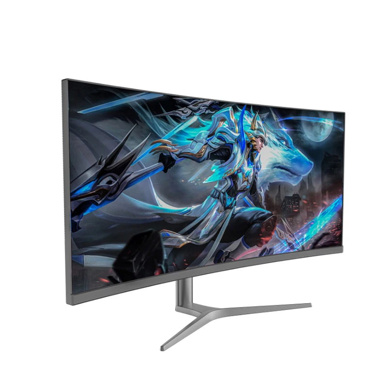 37.5Inch Ultra Wide Gaming Monitor 3840x1600 100Hz Curved R2300 Gaming Monitor 4K Desktop Esports Computer Monitor