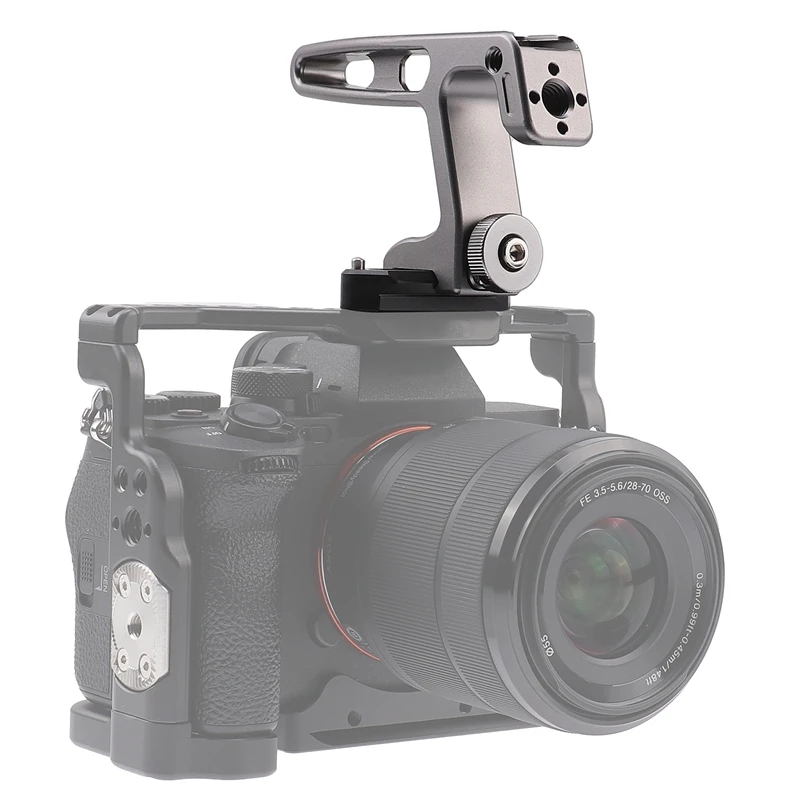 Handle Cage Grip For Sony Nikon Canon DSLR Camera With Cold Shoe For Microphone LED Light Monitor Camera Replacement