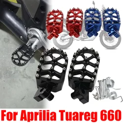 For Aprilia Tuareg 660 Tuareg660 2022 2023 2024 Motorcycle Accessories Foot Pegs Rests Pedals Footpegs Footrests Parts