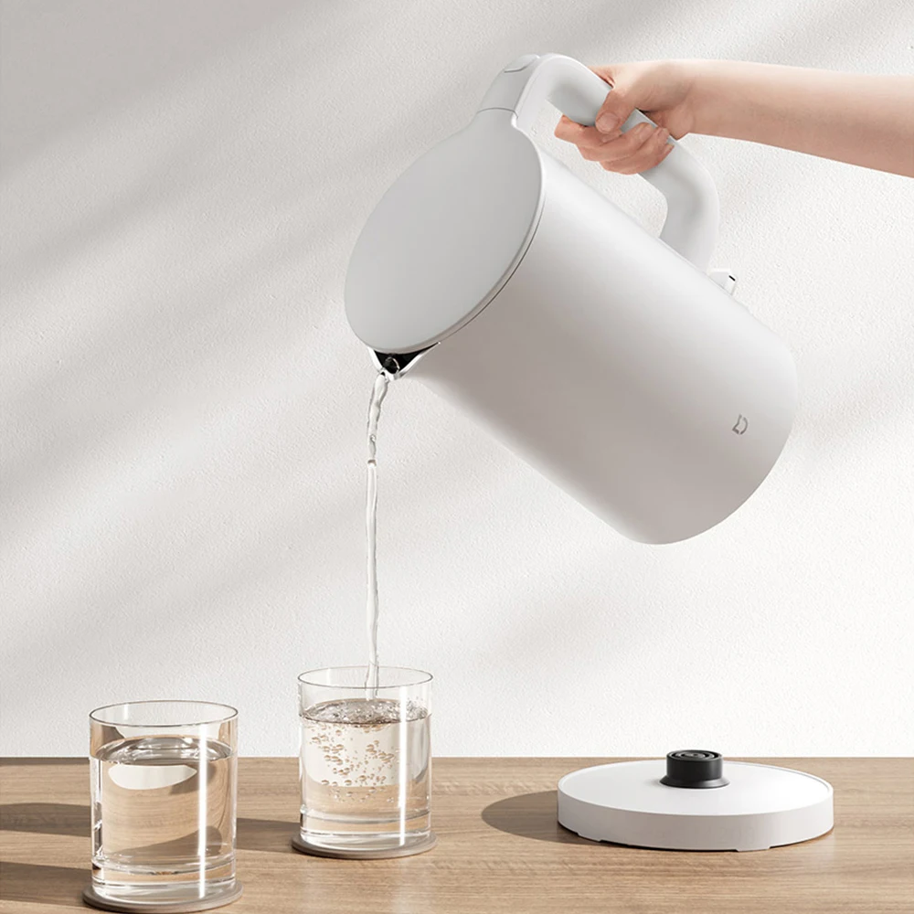 2025 XIAOMI MIJIA Hervidor de agua eléctrico 3 1MJDSHO8YM 800W Tetera inoxidable de ebullición rápida en caliente Material 316L Control de temperatura