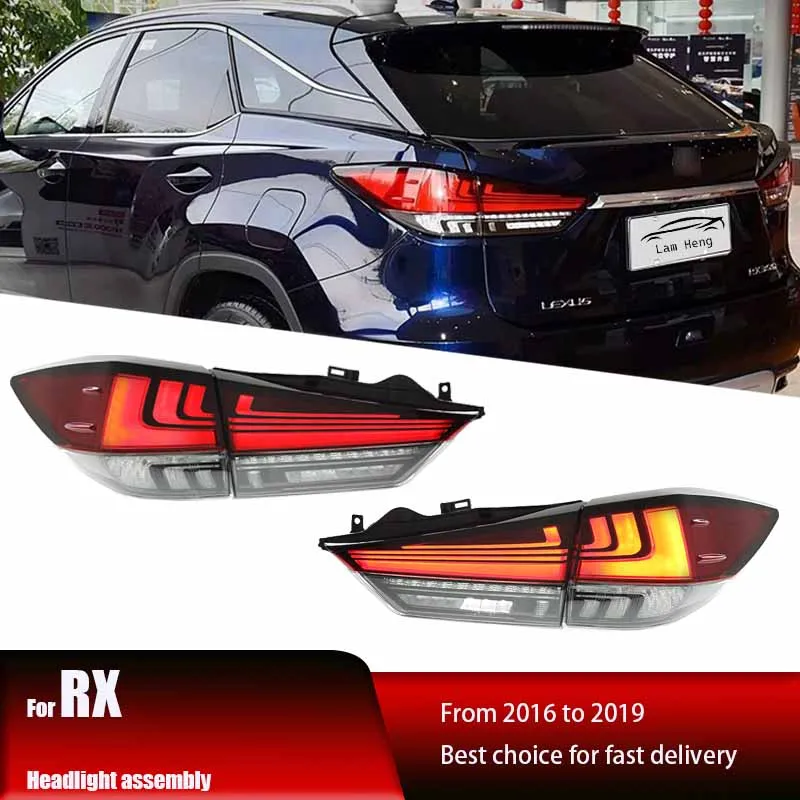 For 16-19 Lexus RX taillight assembly retrofit new LED running light streamer turn warning