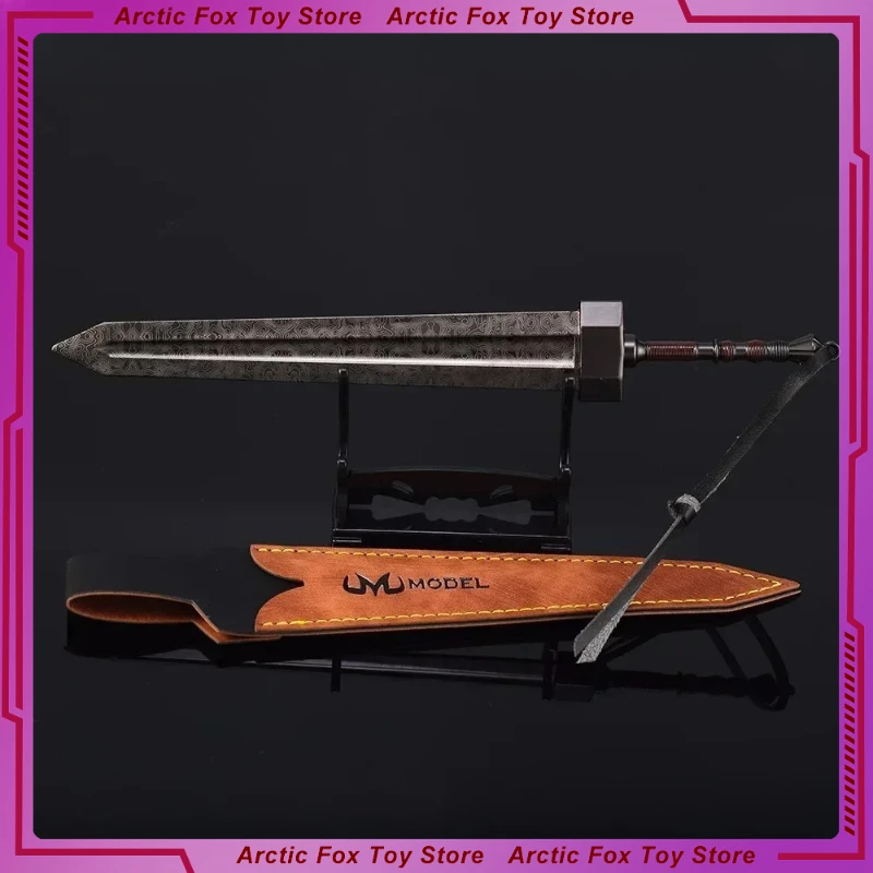 The New 22cm Elden's Weapo Greatsword Colossal Sword Game Keychain Swords Uncut Katana Collections Display Decoration Ornament