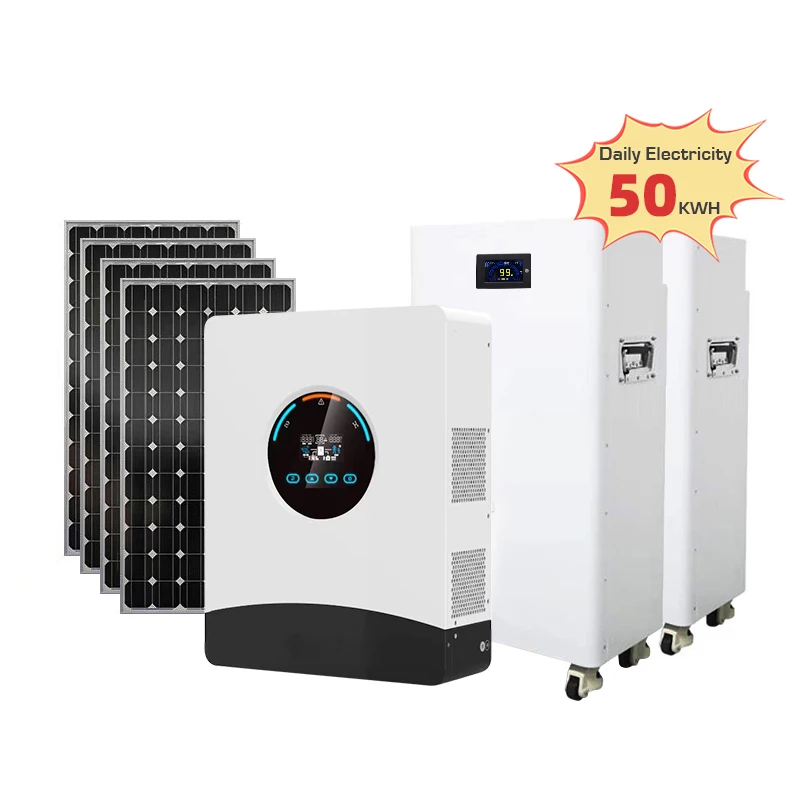30KWH off Grid Hybrid Solar Energy System 11KW Inverter Complete with Lithium Battery 51.2v 314ah Home Solar Panels Solar System