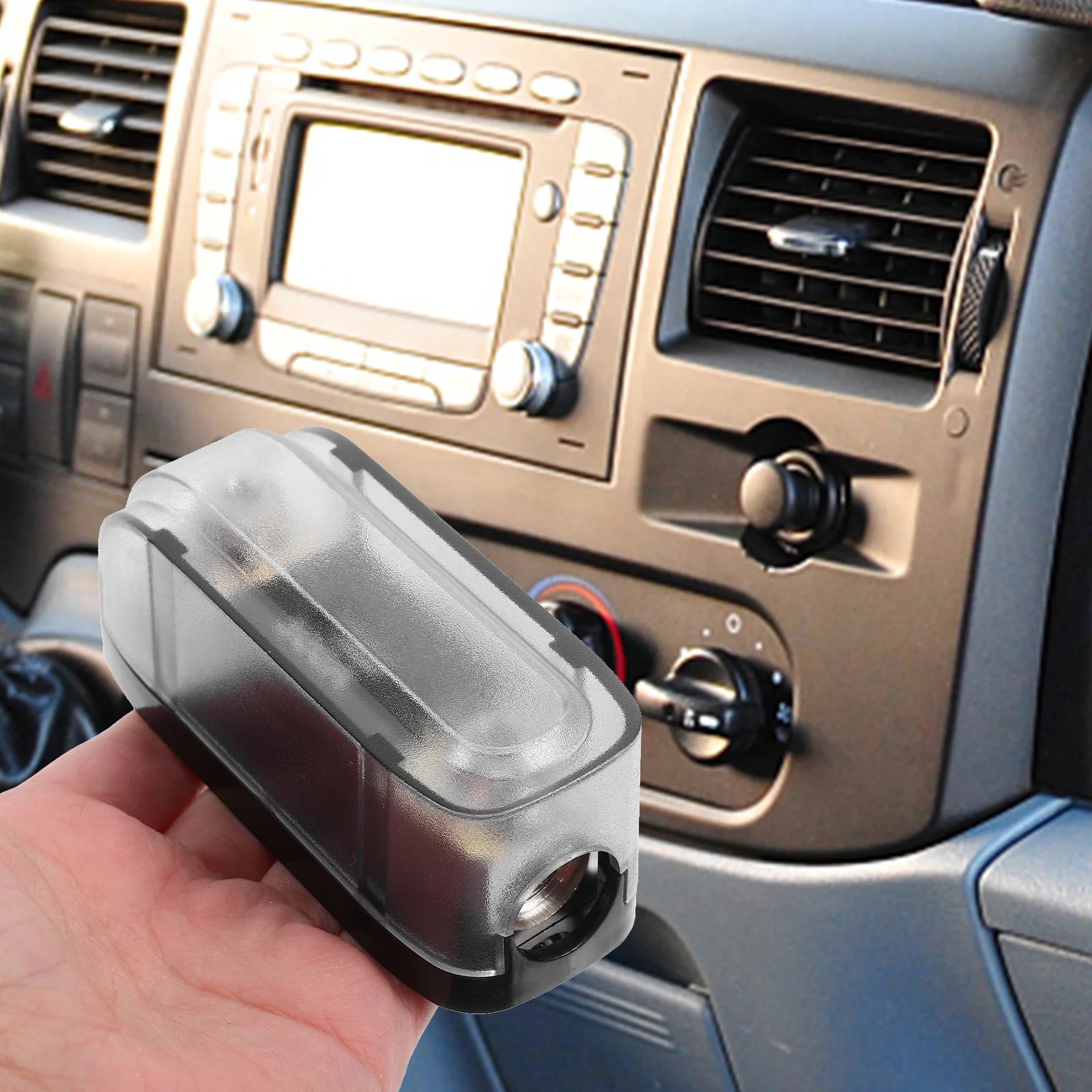 

Automotive Amplifier Holder 300A Durable Insulated Fuse Block For Car Audio Systems Protection Auto Audio Fuse Block