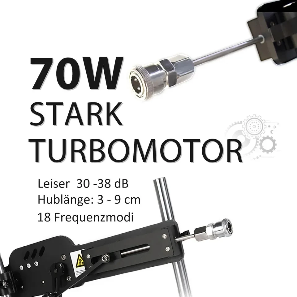 فريدورتش آلة الجنس للنساء رجل لاسلكي كتم آلة الاستمناء مع دسار Vac-U-قفل مرفق 70 واط قوة 3-9 سنتيمتر لعبة الجنس #2