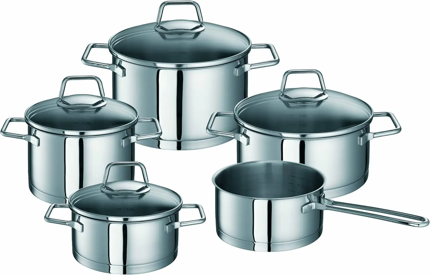 

Maxi Wega Set1046 Набор кастрюль из 5 предметов
