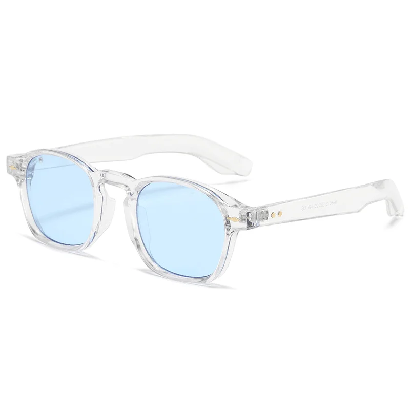 Retro runde quadratische Sonnenbrille Frauen Mode Vintage grün Farbverlauf Gelee Farbe Brillen Männer trend ige Pilot Brille Sonnenbrillen uv400 – Detail 5