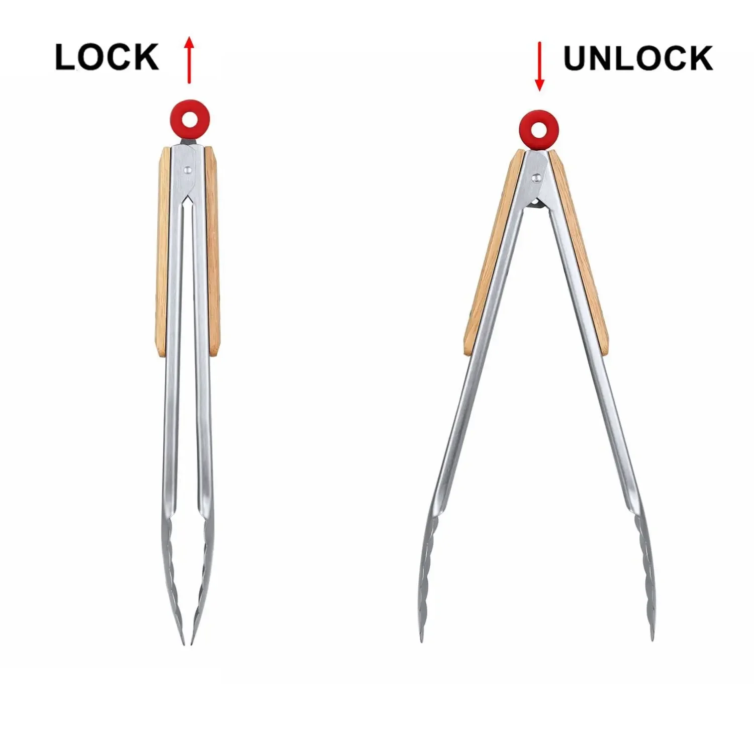 Stainless Steel Kitchen Tongs 9