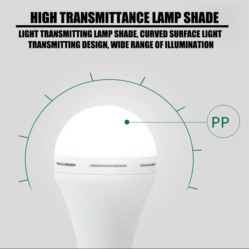 Luce di emergenza lampadina a Led lampada di illuminazione a batteria ricaricabile per illuminazione domestica esterna Bombillas torcia 5w 7w 9w 12w 15w