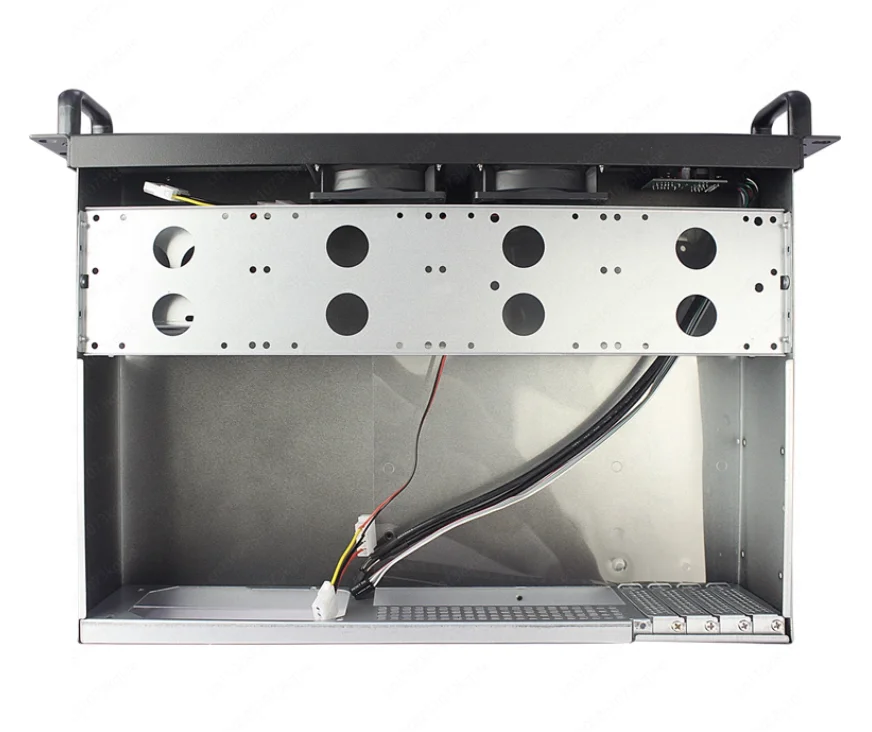 2U industrial control chassis rackmount 300 short matx motherboard pc large power supply compact horizontal computer host server