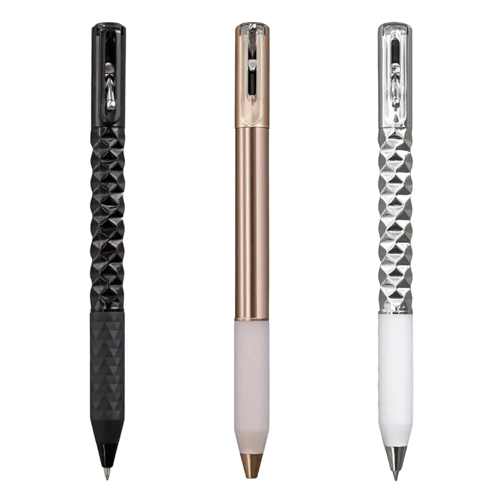 

Набор из 3 штук: Забавные ручки-трансформеры для взрослых, креативные геометрические металлические деформируемые шариковые ручки, Geometri