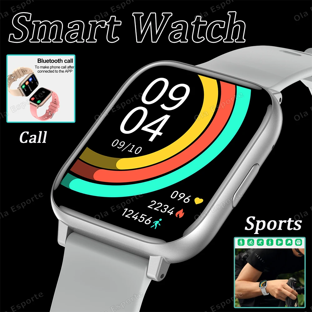 

Smart Watch 2025 Bluetooth Call Sleep Heart Rate Health Monitoring GPS Watches for Men Women Sport Fitness Waterproof Smartwatch