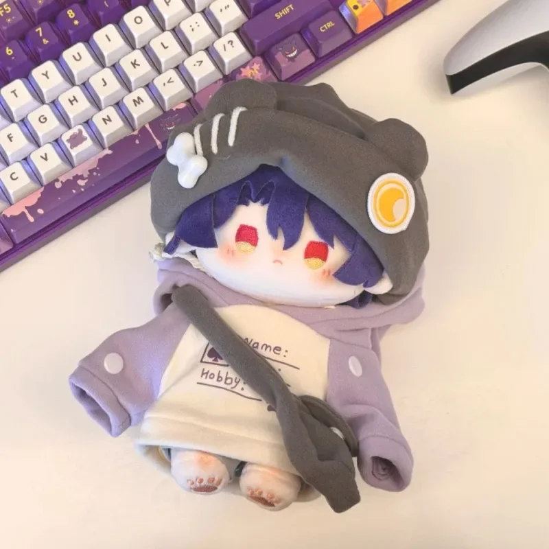 20CM Anime Honkai: Star Rail Dr. Ratio lindos juguetes  muñecos  peluche con esqueleto relleno Cosplay Kawaii orejas Festiva