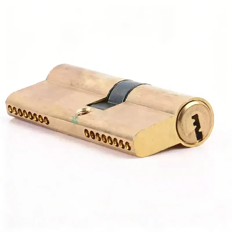 Door Cylinder Biased Lock 65 70 80 90 115mm Cylinder AB Key Anti-Theft  Entrance Brass Door Lock Lengthened Core Extended Keys