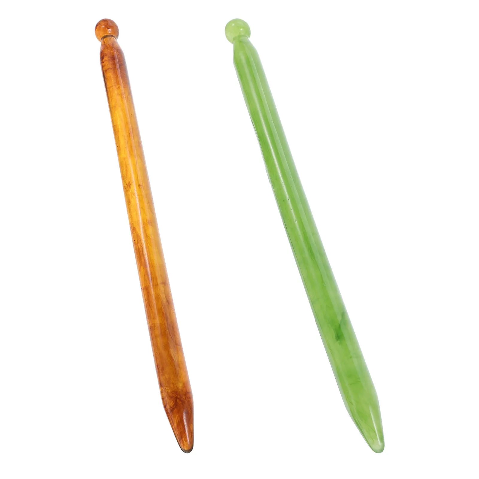 

Набор из 2 массажных инструментов для меридианного массажа: универсальные приспособления для точечного воздействия, глубокого расслабления тканей, массажа лица, шеи и стоп, рефлексотерапии