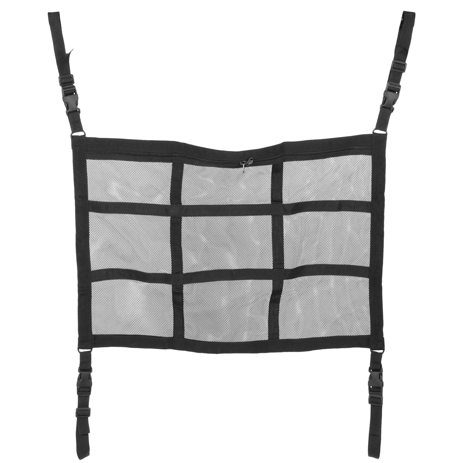 

Car Roof Mesh Bag Sturdy Workmanship Practicality Durability Car Camping Accessories Road Trip Essentials Hanging Pouch